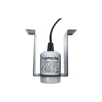 Objímka na žárovku Objímka na žárovku keramická s držákem Komodo