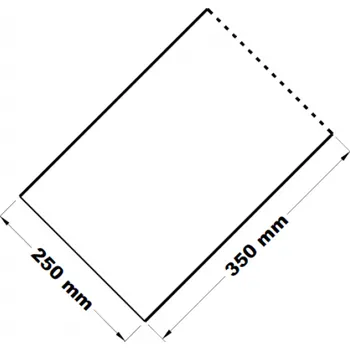 Sáček na potraviny Mikrotenové přířezy 25 x 35 cm, 1000 ks
