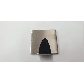 Věšák Háček nalepovací velký čtverec, 1 ks, nerez