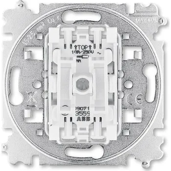 vypínač a zásuvka Přístroj spínače žaluziového kolébkového, řazení 1/0+1/0 s blokováním bezšroubový 3559-A88345 ABB Tango
