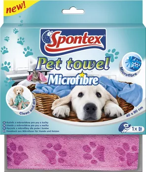 Utěrka Spontex Pet Towel Microfibre 40 x 80 cm