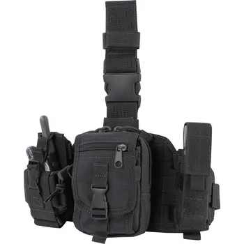 Pouzdro na nůž CONDOR OUTDOOR Panel stehenní MOLLE s pouzdry ČERNÝ + Doprava zdarma na další nákup