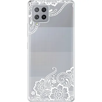 Pouzdro na mobilní telefon Odolné silikonové pouzdro iSaprio - White Lace 02 - Samsung Galaxy A42