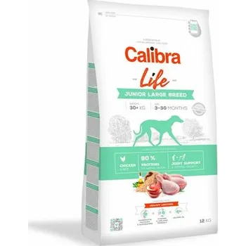 Krmivo pro psa Calibra Dog Life Junior Large Breed Chicken 2 x 12 kg
