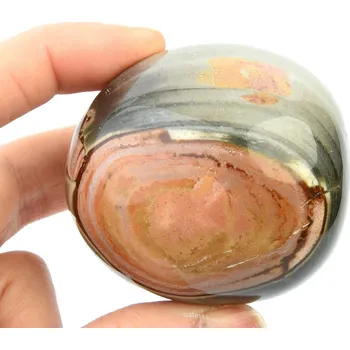 Přírodní kámen Pestrý jaspis hladký kámen (210g)