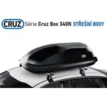 Střešní box CRUZ Box 340N, lesklá černá