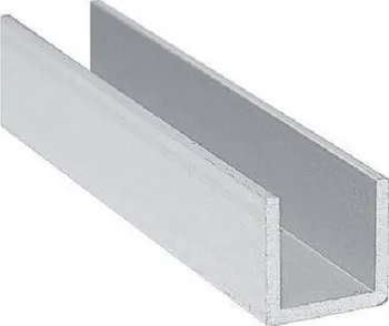 Stavební profil Domax Profil hliníkový U 20 x 10 x 1000 mm