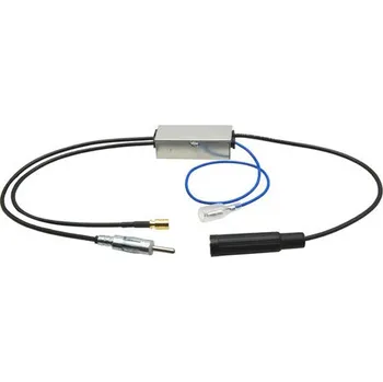 Autoanténa AM-FM / DAB-DAB+ rozbočovač signálu DIN/SMB konektor