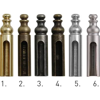 Interiérové dveře FT - KRYTKA NA ZÁVES ozdobná, na průměr pantu 15 mm Provedení: 4. OBA - Antik bronz, Povrch: _ 8584138331011