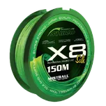 SHIRO - Spletaná šňůra SHIRO X8 - zelená - 0,21mm - 24,1kg - 150m