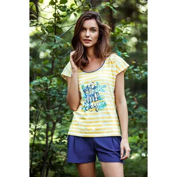 Dámské noční prádlo Pyžamo Key krátké LNS 326 Velikost: M, Vzor: 326