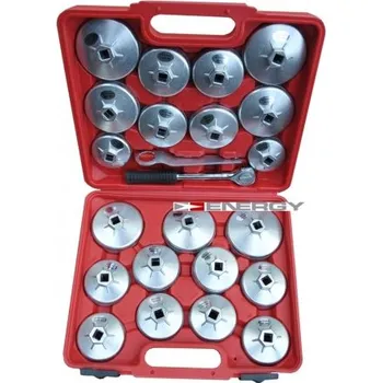 Nářadí pro automobil Miskové klíče na olejové filtry, 23 dílů ENERGY