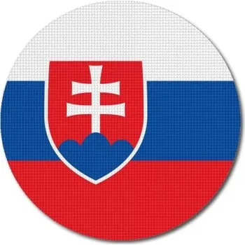 Vlajka Pelisport Slovenská vlajka kulatá tisk ø 45 mm