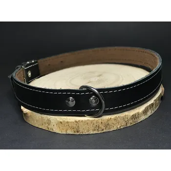 Obojek pro psa Palkar obojek z kůže hlazenice pro psy 65 cm x 26 mm černý (Palkar obojek z kůže hlazenice pro psy 65 cm x 26 mm černý)