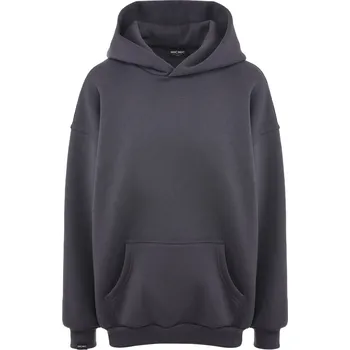 Dámská mikina OVERSIZED MIKINA S KAPUCÍ ANTRACIT HICHIC Moodie