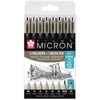 Sakura Pigma Micron set 7+1