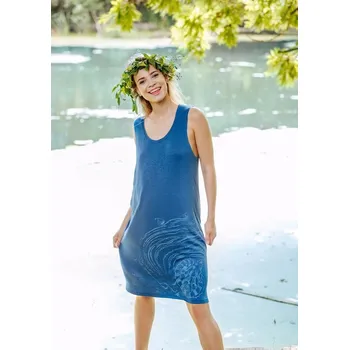 Dámská noční košile Noční košile Key na ramínka LND 711 Velikost: S, Vzor: 711