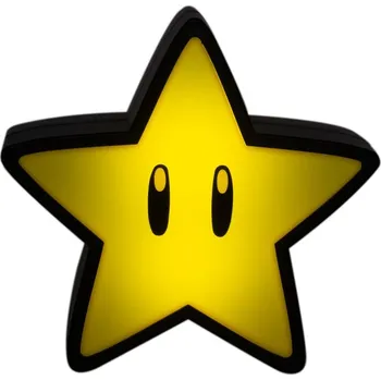 Noční světlo Super Mario - 3D světlo Super Star 12 cm