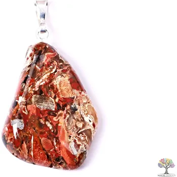 Přívěsek Magieprirody.cz Přívěsek z kamene Jaspis brekcie světlá vel. M - #02