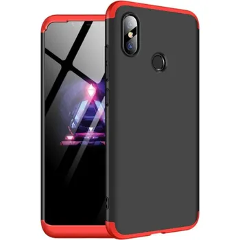 Pouzdro na mobilní telefon Beweare 360 oboustranný kryt na Samsung Galaxy J3 Plus - černo-červený