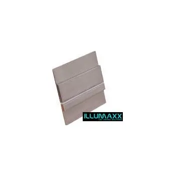 LED nástěnné svítidlo satin UNICO 1,2W/12V 12SMD3014 teplá bílá (svítidlo nástěnné čtvercové)