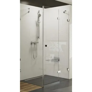 Sprchový kout Brilliant RAVAK BSDPS 110x80 cm R chrom+transparent bez kování 0UPD4A00Z1
