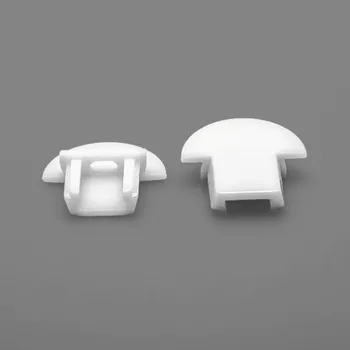 LED lišta Záslepka MICRO-IN s otvorem, barva bílá (1 ks)