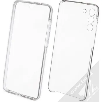 Pouzdro na mobilní telefon 1Mcz 360 Full Cover sada ochranných krytů pro Samsung Galaxy S21 Plus průhledná (transparent)