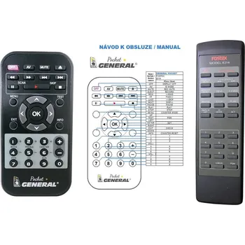 Dálkový ovladač General FOSTEX 8314 - náhradní dálkový ovladač