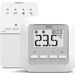 Pokojový bezdrátový termostat Tech EU-295 v2 (CZ, SK verze) Na omítku Baterie