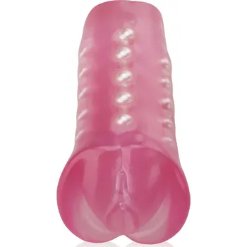 GELOVÁ UMĚLÁ VAGÍNA TUNEL ROZKOŠE S MASÁŽNÍMI KULIČKAMI UVNITŘ - 5085