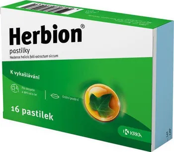 Lék na kašel, rýmu a nachlazení Herbion 16 pastilek