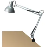Rabalux 4216 ARNO - Pracovní stolní lampička stříbrná (Naklápěcí stříbrná stolní lampa na pracovní stůl )