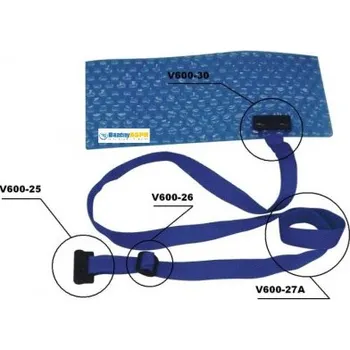 Navíjecí zařízení – Tkaloun pro upevnění fólie 1m,modrý(baleno po 50m)