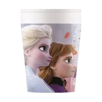 Party dekorace Papírové kelímky FROZEN 2 - Ledové království 2, 8 ks, 200 ml