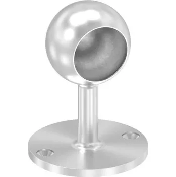 Zábradlí Feldmann 70112-240-42 - nerezový držák madla pr. 42,4 mm, na rovinu, koncový, pro nerezové zábradlí