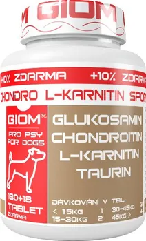 Kloubní výživa pro psa a kočku GIOM Chondro L-Karnitin Sport