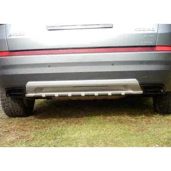 Autodíl Milotec "Dummy XL" koncovky výfuku pro Škoda Kodiaq 2016-, černý lesklý