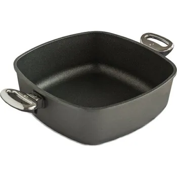 Pánev BAF Gigant New Line Hranatý titanový kastrol 28x28x10 cm s pokl. 6,5 l BAF Gigant +víko
