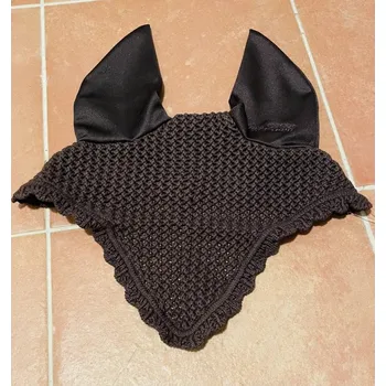 Koňská maska proti hmyzu Čabraka Lamicell Barva: Hnědá