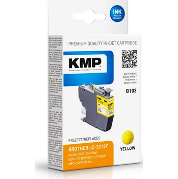 KMP B103 - Brother LC-3213 Y - žlutá inkoustová náplň KMP