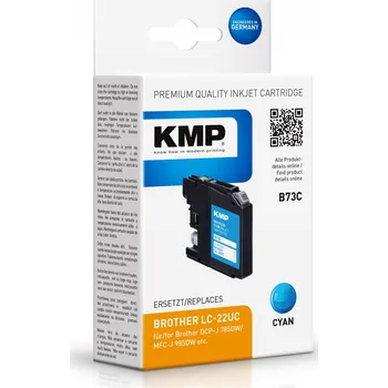 Počítač KMP B73C - Brother LC-22U C - azurová inkoustová náplň KMP