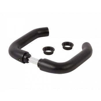 Dveřní kování 3006B - klika hliníková černá