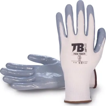 Pracovní rukavice ČERVA EXPORT IMPORT a.s. Univerzální máčené pracovní rukavice TB 700G TOUCH - vel.8