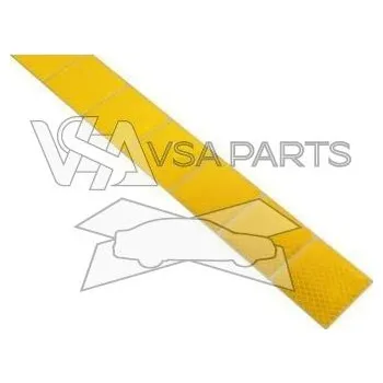 COMPASS Reflexní páska samolepící dělená žlutá