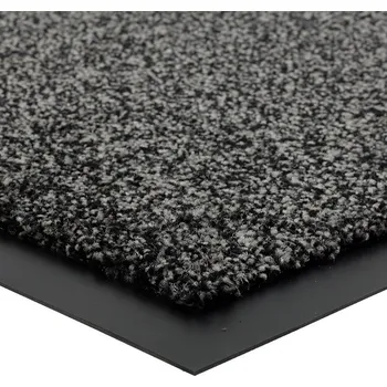 Rohožka Šedá vstupní rohož FLOMA Briljant (Bfl-S1) - délka 60 cm, šířka 80 cm, výška 0,9 cm