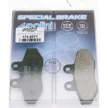 Auto-moto Brzdové destičky Polini organic, Yamaha Cygnus, MBK Flame 174.0077