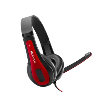 Canyon CNS-CHSC1 černá/červená Sluchátka Canyon CNS-CHSC1 černá/červená