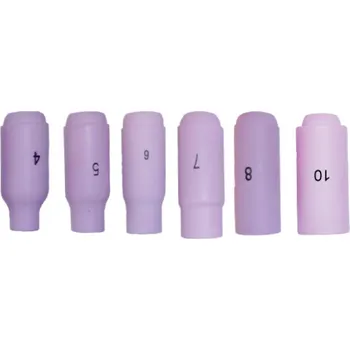 Příslušenství ke svářečce Blumenbecker Prag Příslušenství k hořáku TIG BM 17 Pozice dílu: 10 Keramická hubice 17/18 č.8 12,5mm