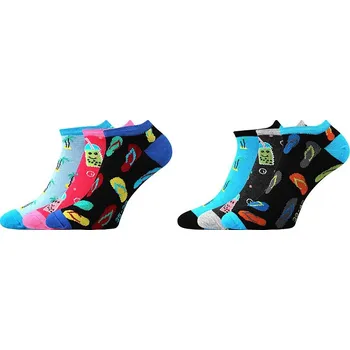 Pánské ponožky PIKI nízké barevné ponožky Boma - MIX 64 (Boma ponožky Piki mix 64)